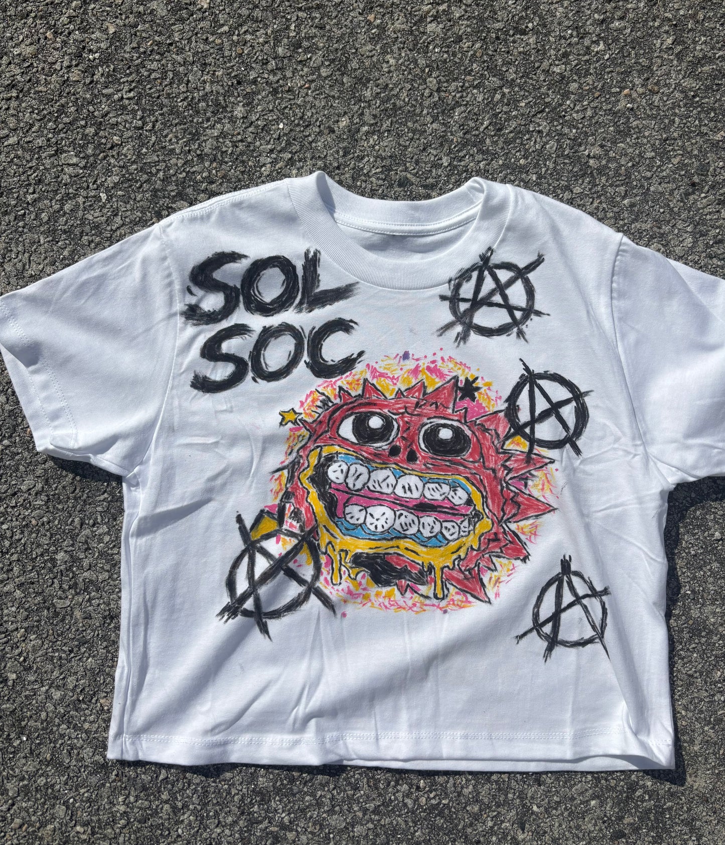 Schizo crop top #001