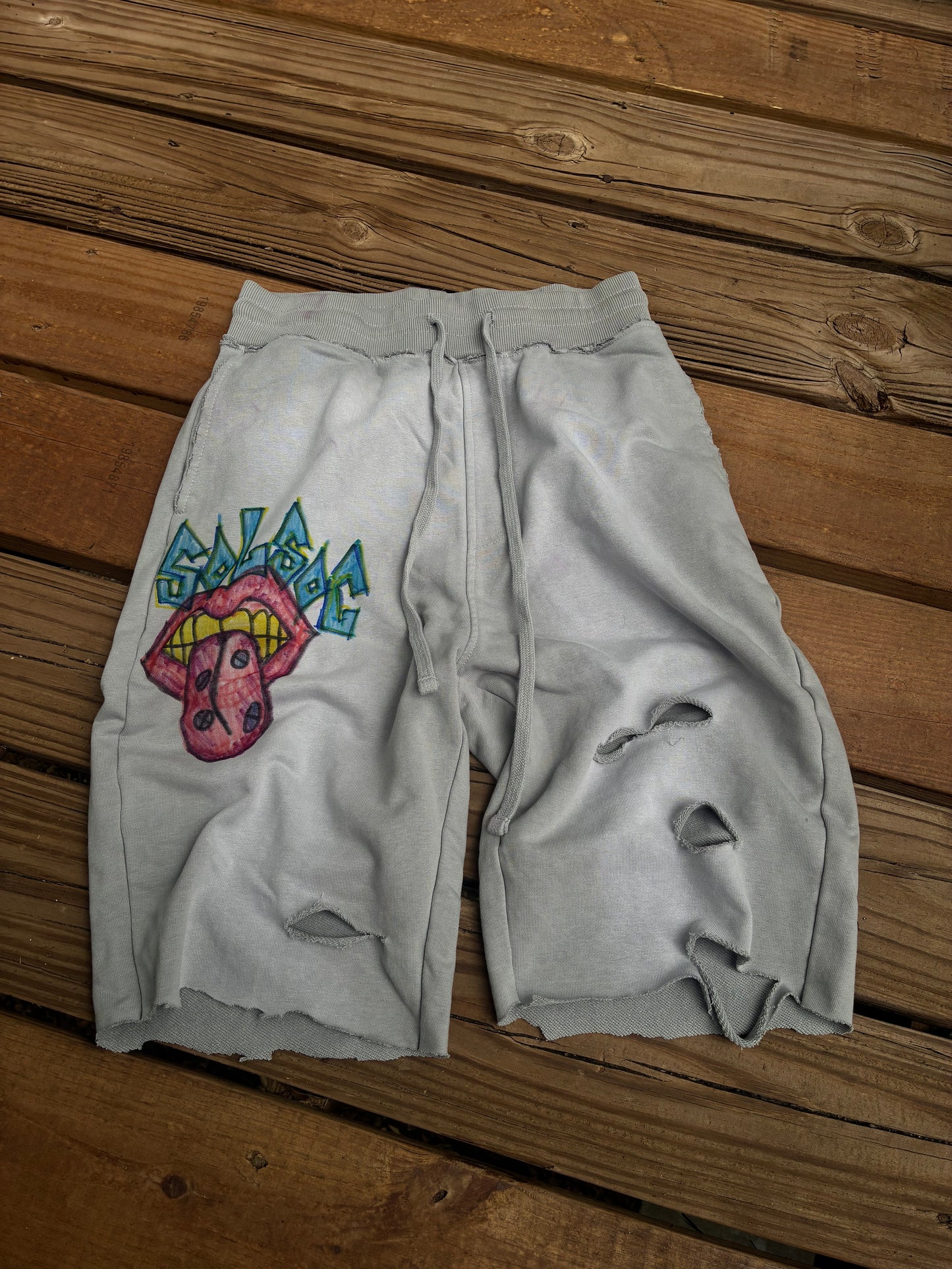 $100 5of5 !SIZE SMALL! Grey Mouth Sets